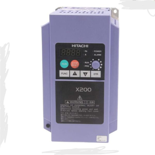 cài đặt biến tần hitachi x200