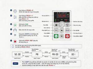 Biến tần KOC550 chạy bằng bàn phím
