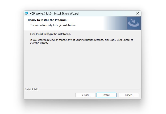 cài đặt hcp works3