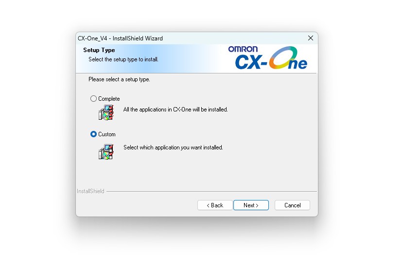 cài đặt phần mềm CX-Programmer