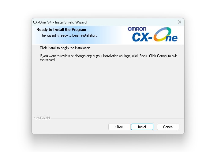 cài đặt phần mềm CX-Programmer