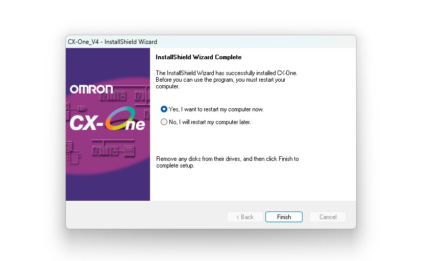 cài đặt phần mềm CX-Programmer
