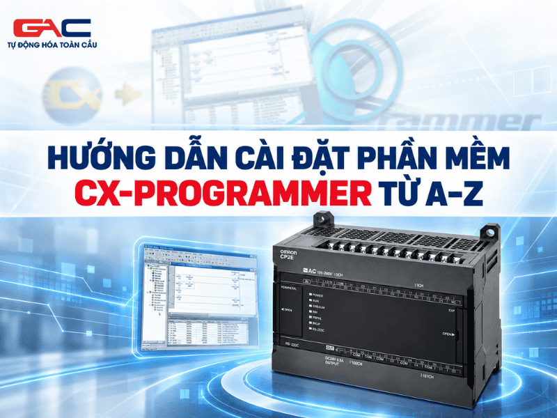 cài đặt phần mềm CX-Programmer