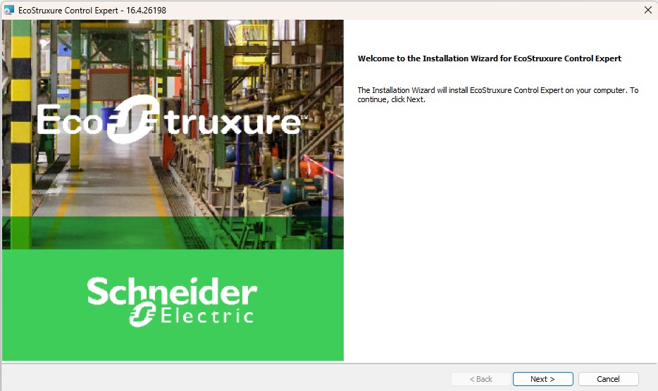cài đặt EcoStruxure Control Expert