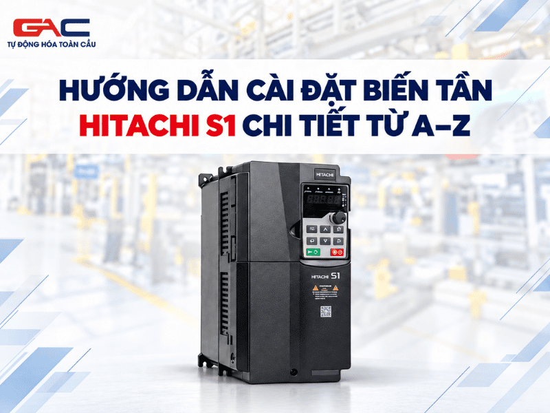 cài đặt biến tần hitachi s1