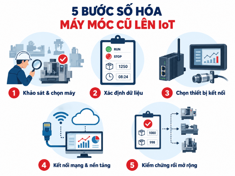 số hoá máy móc cũ